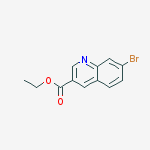 Structure of Ethyl 7-broMoquinoline-3-carboxylate