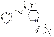 Structure of Benzyl N-Boc-4-isopropyl-4-piperidinecarboxylate
