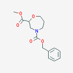 Structure of Methyl N-Cbz-hoMoMorpholine-2-carboxylate
