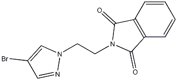 Structure of 2-(2-(4-Bromo-1H-pyrazol-1-yl)ethyl)isoindoline-1,3-dione