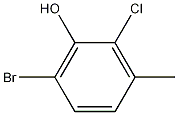 Structure of 6-Bromo-2-chloro-3-methylphenol