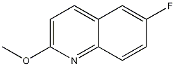 Structure of 6-Fluoro-2-methoxyquinoline