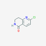 Structure of 2-CHLORO-7,8-DIHYDRO-1,6-NAPHTHYRIDIN-5(6H)-ONE