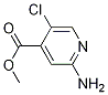 Methyl 2-aMino-5-chloropyridine-4-carboxylate结构式