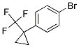 Structure of 1-Bromo-4-(1-(Trifluoromethyl)Cyclopropyl)Benzene