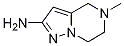 Structure of 4,5,6,7-tetrahydro-5-methylPyrazolo[1,5-a]pyrazin-2-amine