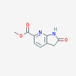Structure of Methyl 2-oxo-1,3-dihydropyrrolo[2,3-b]pyridine-6-carboxylate