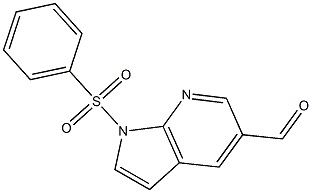 Structure of 1-(Phenylsulfonyl)-7-azaindole-5-carbaldehyde