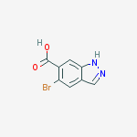 Structure of 1H-Indazole-1-ethanol, 6-bromo-