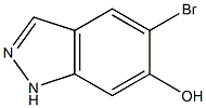 Structure of 5-broMo-1H-indazol-6-ol