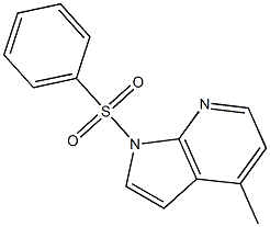 Structure of 4-Methyl-1-(phenylsulfonyl)-1H-pyrrolo[2,3-b]pyridine