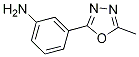 Structure of 3-(5-methyl-1,3,4-oxadiazol-2-yl)aniline