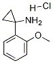 Structure of 1-(2-Methoxyphenyl)cyclopropanaMine hydrochloride