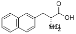 Structure of 2-Naphthalenepropanoicacid, a-amino-, hydrochloride, (R)-