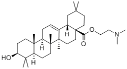 Chemical structure of 2-Dimethylaminoethyl oleanolate
