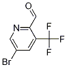 5-溴-3-(三氟甲基)吡啶-2-甲醛结构式