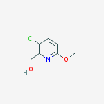 Structure of (3-chloro-6-methoxypyridin-2-yl)methanol