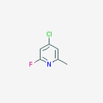 Structure of 4-Chloro-2-fluoro-6-methylpyridine