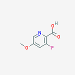 Structure of 3-fluoro-5-methoxypicolinic acid