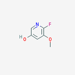 6-Fluoro-5-methoxy-3-Pyridinol结构式