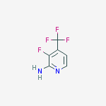 Structure of 2-Amino-3-fluoro-4-(trifluoromethyl)pyridine