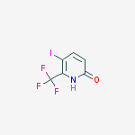 5-iodo-6-(trifluoromethyl)-1h-pyridin-2-one结构式