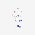Structure of 2-amino-4-iodo-5-(trifluoromethyl)pyridine