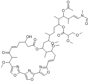 Structure of MYCALOLIDE B
