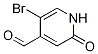 Structure of 5-bromo-2-hydroxyisonicotinaldehyde