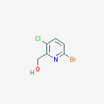 Structure of (6-bromo-3-chloropyridin-2-yl)methanol