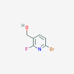 6-bromo-2-fluoro-3-Pyridinemethanol结构式