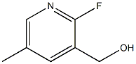 (2-FLUORO-5-METHYLPYRIDIN-3-YL)METHANOL结构式