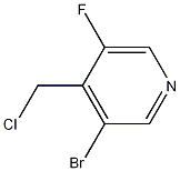 Structure of 3-bromo-4-(chloromethyl)-5-fluoropyridine
