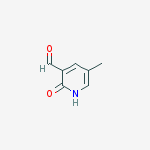 5-Methyl-2-oxo-1,2-dihydropyridine-3-carbaldehyde结构式