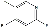 Structure of 4-Bromo-2-fluoro-5-methylpyridine
