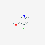 Structure of 4-chloro-6-fluoropyridin-3-ol