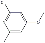 Structure of 2-chloro-4-methoxy-6-methylpyridine