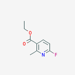 Structure of Ethyl 6-fluoro-2-methylpyridine-3-carboxylate