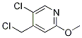 Structure of 5-Chloro-4-chloroMethyl-2-Methoxy-pyridine