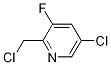 Structure of 5-chloro-2-(chloroMethyl)-3-fluoropyridine