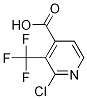 Structure of 4-Pyridinecarboxylic acid, 2-chloro-3-(trifluoromethyl)-