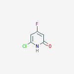 6-chloro-4-fluoro-1h-pyridin-2-one结构式