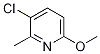 Structure of 3-chloro-6-Methoxy-2-Methylpyridine