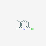 Structure of 6-chloro-2-fluoro-3-methylpyridine