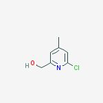 Structure of (6-chloro-4-methylpyridin-2-yl)methanol