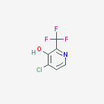 Structure of 4-chloro-2-(trifluoromethyl)pyridin-3-ol