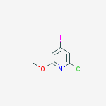 Structure of 2-Chloro-4-iodo-6-methoxypyridine