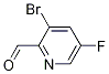 Structure of 3-bromo-5-fluoro-2-pyridinecarbaldehyde