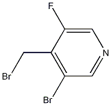 Structure of 3-bromo-4-(bromomethyl)-5-fluoropyridine