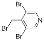 Structure of 3,5-dibroMo-4-(broMoMethyl)pyridine